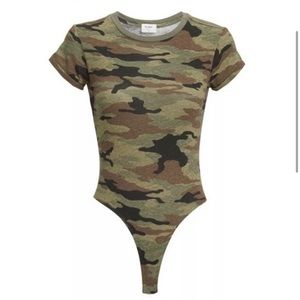 RE/DONE 1960’s Camo Bodysuit